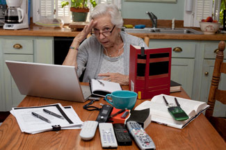 Senior frustrated by technology